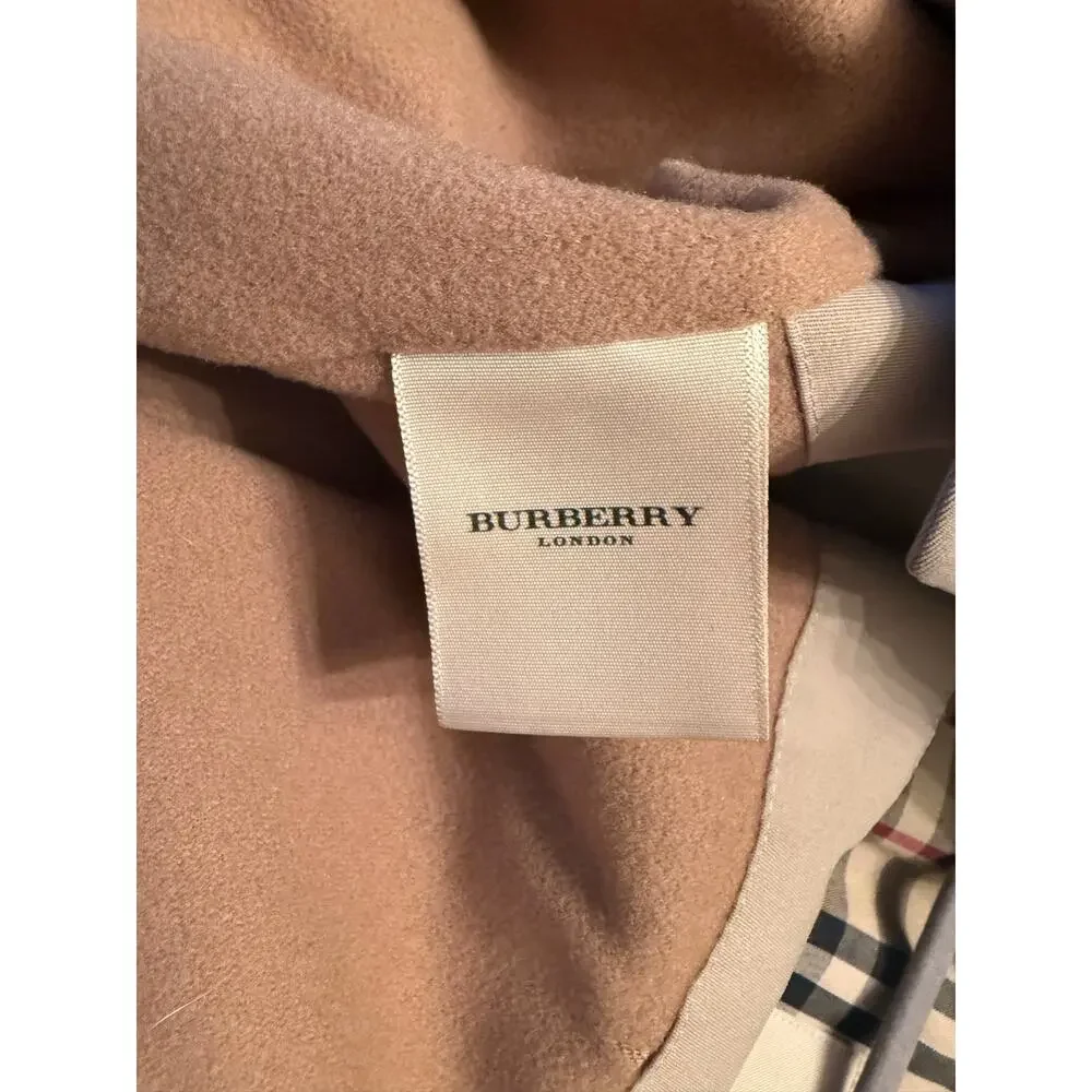 Burberry Trench Coat Mens 46 Regular Tan Nova Check Lining Removable Wool Liner